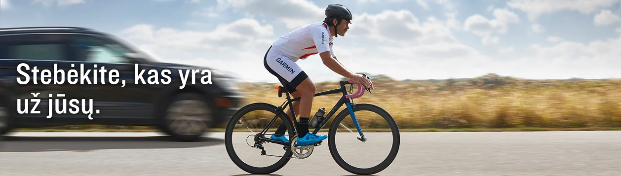 Garmin Varia RCT715 galinis dviračio žibintas, radaras ir kamera viename aprašymas - Prekės nuotrauka