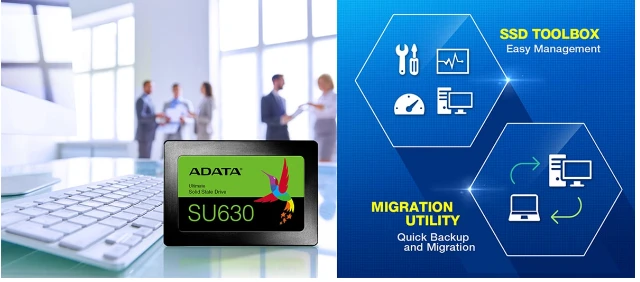 Kietasis diskas ADATA Ultimate SU630 240GB aprašymas - Prekės nuotrauka