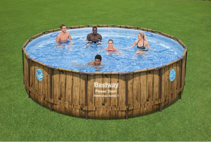 Baseinas Bestway Power Steel™ Swim Vista Series™ 4.88m x 1.22m (56725) aprašymas - Prekės nuotrauka