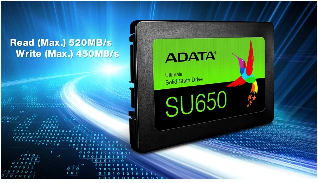 Kietasis diskas ADATA Ultimate SU650 256GB aprašymas - Prekės nuotrauka