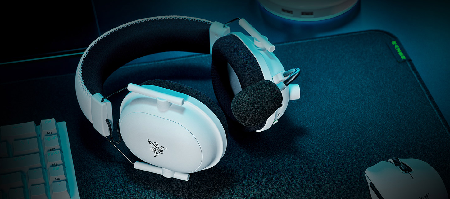Esports THX Spatial Audio Belaidės Žaidimų Ausinės Razer BlackShark V2 Pro, Baltos aprašymas - Prekės nuotrauka