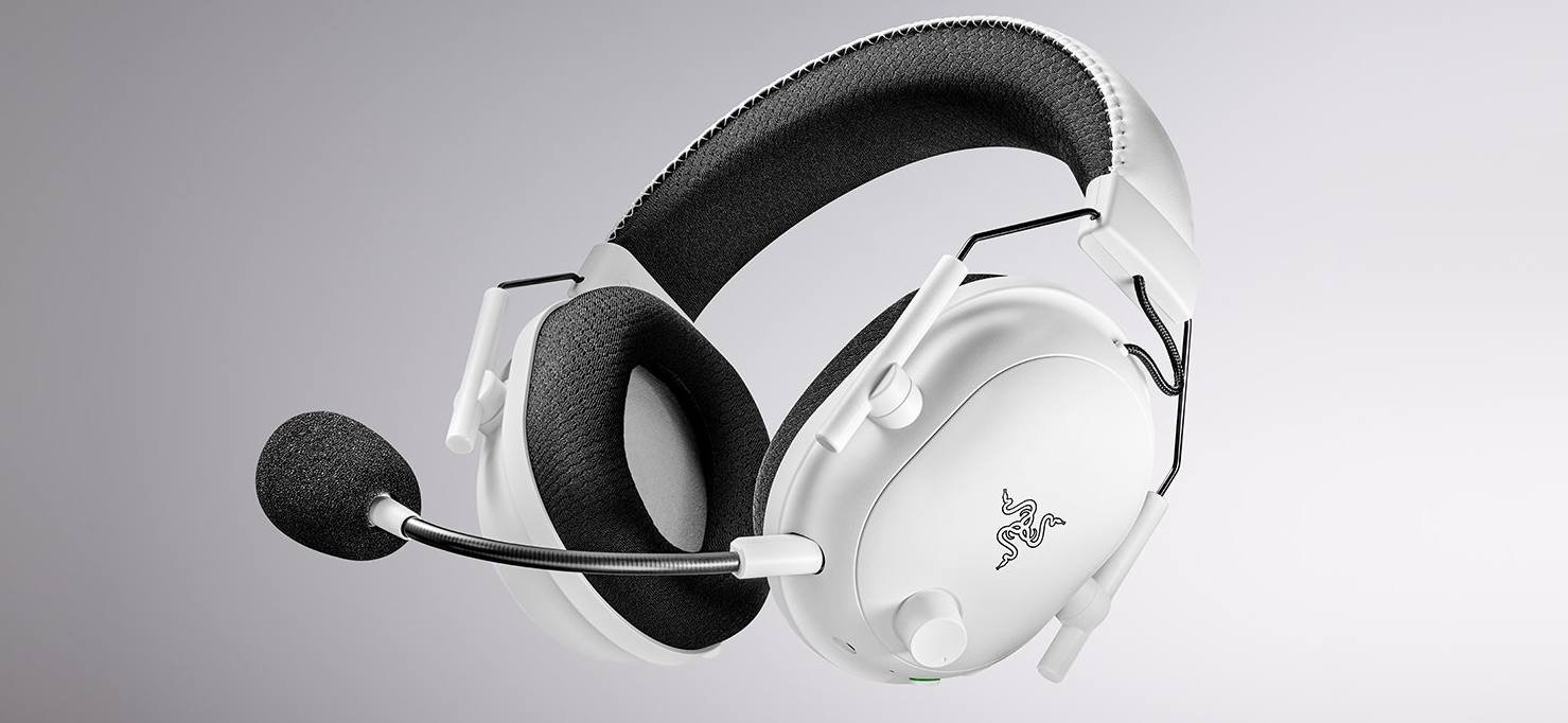 Esports THX Spatial Audio Belaidės Žaidimų Ausinės Razer BlackShark V2 Pro, Baltos aprašymas - Prekės nuotrauka
