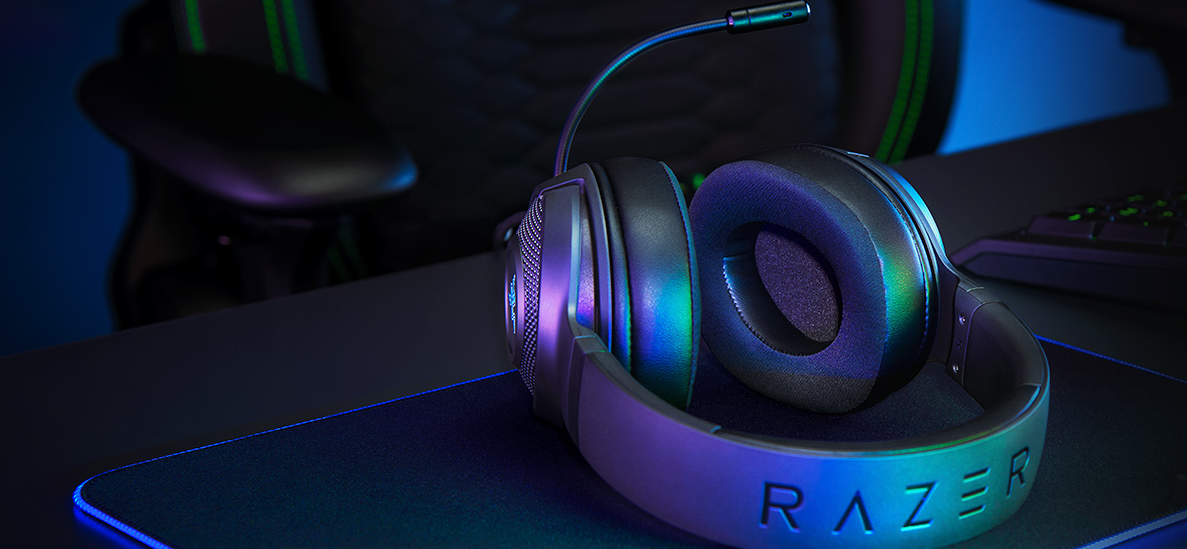 Ultra-Lengvos PC Žaidimų Ausinės Razer Kraken V3 X, Juodos aprašymas - Prekės nuotrauka