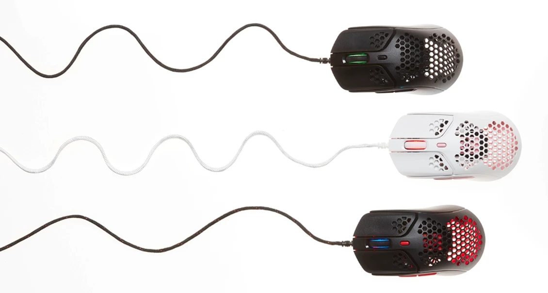 Žaidimų pelė HyperX Pulsefire Haste, Juoda/Raudona aprašymas - Prekės nuotrauka