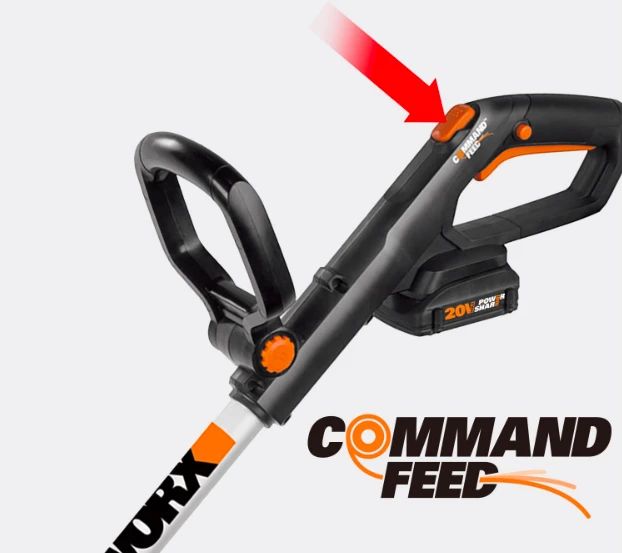 Worx 20V MAX akumuliatorinė žoliapjovė WG163E.2 1x2Ah aprašymas - Prekės nuotrauka