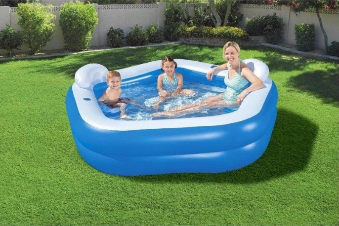 Bestway Family Fun Pripučiamas baseinas, 213x206x69cm aprašymas - Prekės nuotrauka