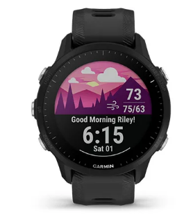 Išmanusis laikrodis Garmin Forerunner 955, Juodos spalvos aprašymas - Prekės nuotrauka