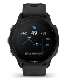 Išmanusis laikrodis Garmin Forerunner 955, Juodos spalvos aprašymas - Prekės nuotrauka