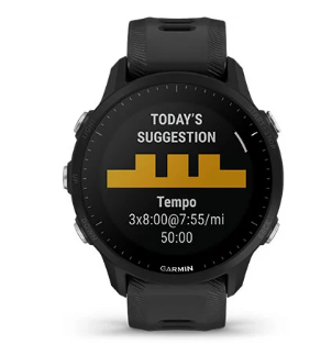 Išmanusis laikrodis Garmin Forerunner 955, Juodos spalvos aprašymas - Prekės nuotrauka