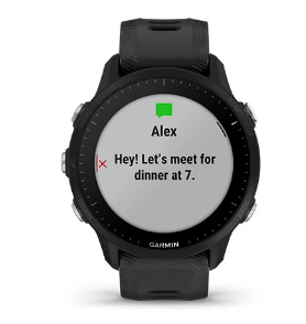 Išmanusis laikrodis Garmin Forerunner 955, Juodos spalvos aprašymas - Prekės nuotrauka