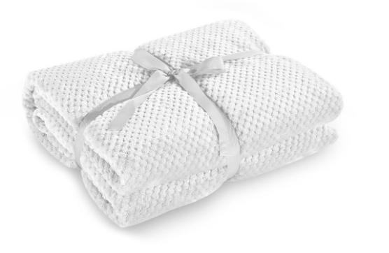 Pledas DecoKing Henry, baltas, 70 cm x 150 cm aprašymas - Prekės nuotrauka