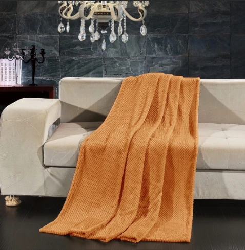 Pledas DecoKing Henry, oranžinis, 220 cm x 240 cm aprašymas - Prekės nuotrauka