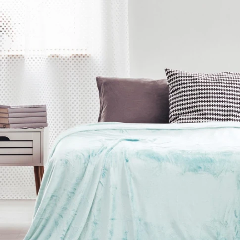 DecoKing Antklodė mėlyna MIC BabyBlue 70x150 aprašymas - Prekės nuotrauka