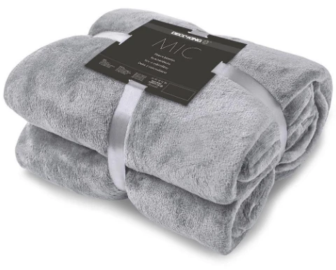 Pilka antklodė DecoKing MIC 70x150 cm aprašymas - Prekės nuotrauka