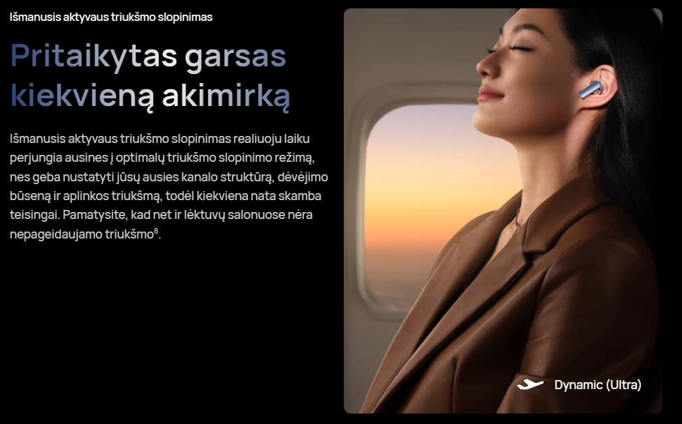 Ausinės HUAWEI FreeBuds Pro 2, Didelės skiriamosios gebos dvigubo garso sistema, Išmanusis aktyvaus triukšmo slopinima, Pokalbiai be jokių trikdžių, keraminės baltos spalvos aprašymas - Prekės nuotrauka