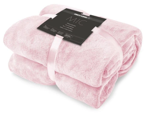 DecoKing Pudrinės rožinės spalvos antklodė MIC 220x240 aprašymas - Prekės nuotrauka