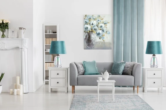 Naktinė užuolaida iš minkšto aksomo Eurofirany DIVA LINE RIA 140X270 cm, juosta/ tunelis/ kabliukai, 300g/m2, spalva: mėlyna aprašymas - Prekės nuotrauka