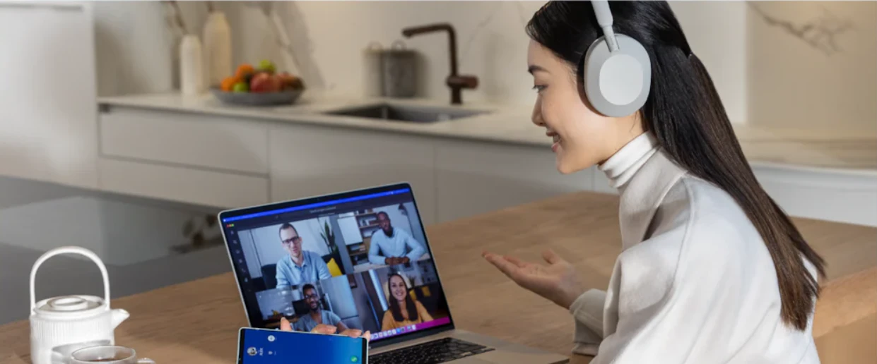 Belaidės ausinės Sony WH-1000XM5 su triukšmo slopinimo technologija, Juodos aprašymas - Prekės nuotrauka