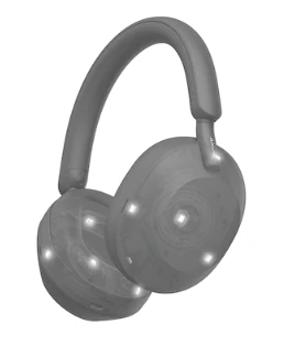 Belaidės ausinės Sony WH-1000XM5 su triukšmo slopinimo technologija, Juodos aprašymas - Prekės nuotrauka
