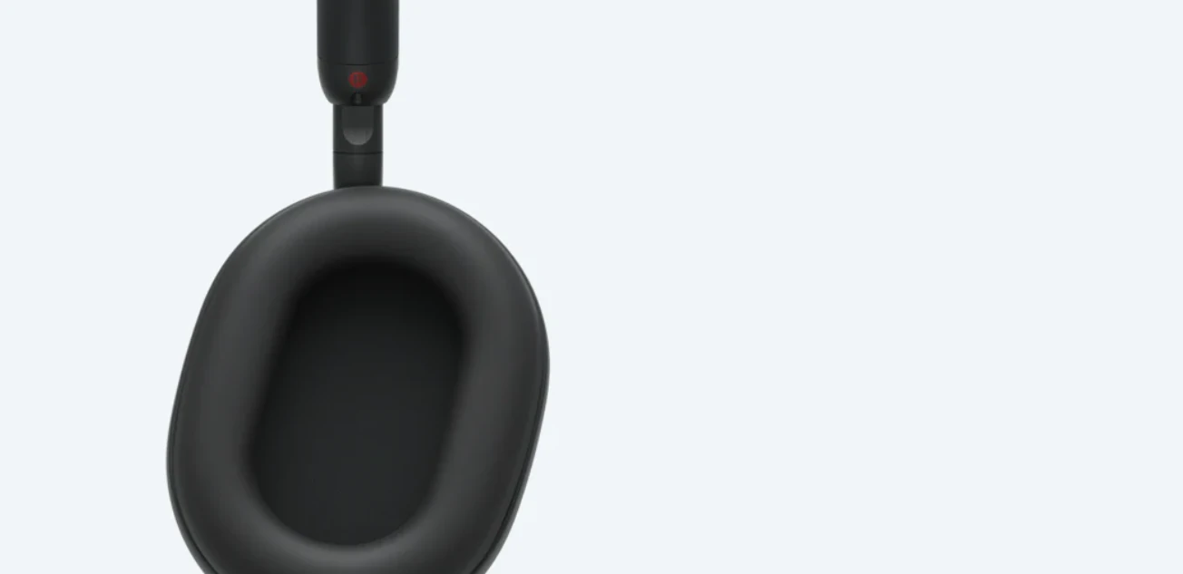 Belaidės ausinės Sony WH-1000XM5 su triukšmo slopinimo technologija, Juodos aprašymas - Prekės nuotrauka