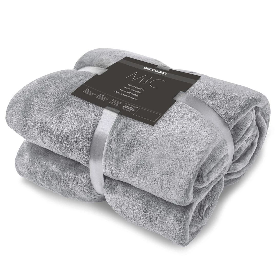 Pilka antklodė DecoKing MIC 200x220 aprašymas - Prekės nuotrauka