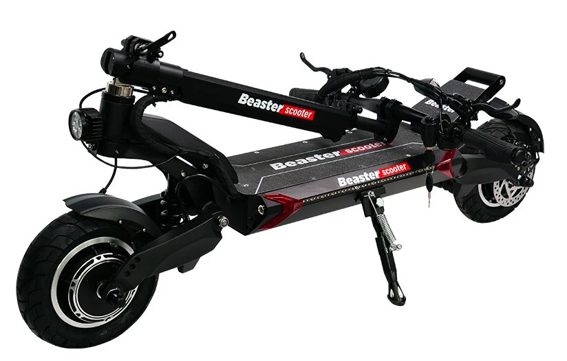 Elektrinis paspirtukas Beaster Scooter BS77, 2400 W, 60 V, 23,4 Ah, hidrauliniai stabdžiai aprašymas - Prekės nuotrauka