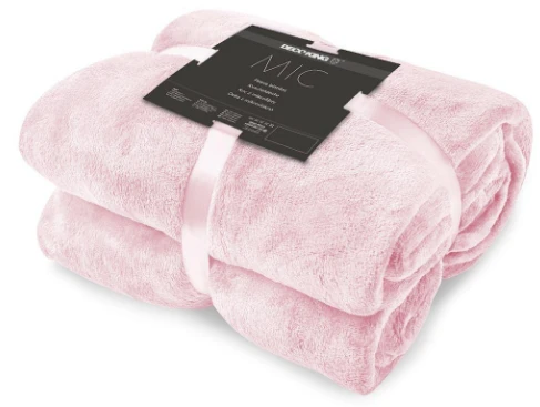 DecoKing Antklodė pudrinės rožinės spalvos 200 x 220 cm aprašymas - Prekės nuotrauka