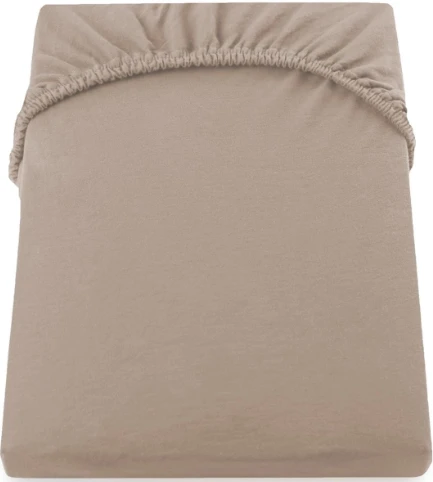 DecoKing Paklodė su guma 120–140×200+30 cm, cappuccino aprašymas - Prekės nuotrauka