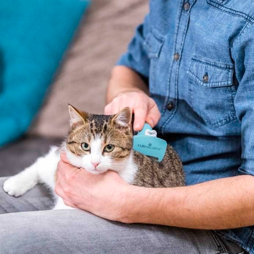 FURminator šukavimo įrankis ilgaplaukėms katėms, S aprašymas - Prekės nuotrauka