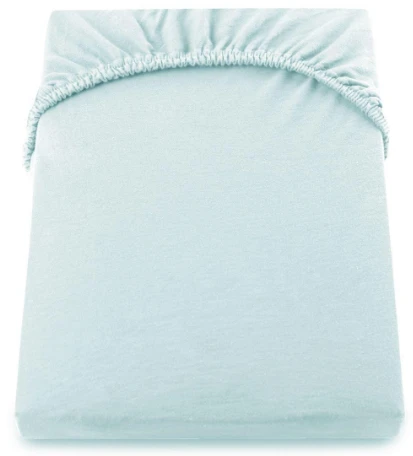 DecoKing Paklodė su guma 120–140×200+30 FROZENBLUE aprašymas - Prekės nuotrauka