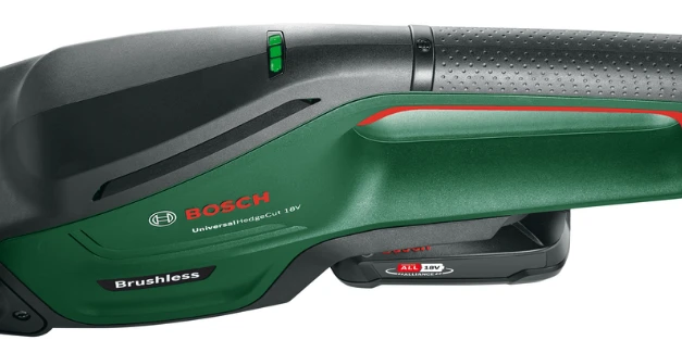 Bosch gyvatvorių žirklės UniversalHedgeCut 18-50, 18V, 1x2,5Ah aprašymas - Prekės nuotrauka Bosch gyvatvorių žirklės UniversalHedgeCut 18-50, 18V, 1x2,5Ah aprašymas - Prekės nuotrauka