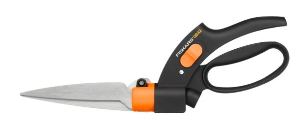 Fiskars Žolės žirklės su specialia pavara 1000589 aprašymas - Prekės nuotrauka