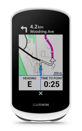 Dviračio kompiuteris Garmin Edge Explore 2, Baltas aprašymas - Prekės nuotrauka