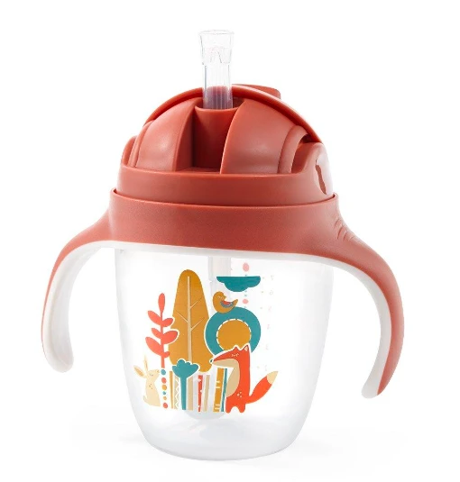 BabyOno neišsiliejantis puodelis, raudonas, 240 ml, 1464/01 aprašymas - Prekės nuotrauka