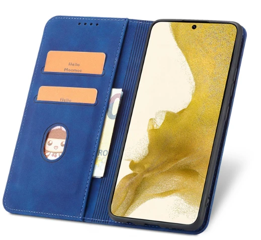 Hurtel Magnet Fancy dėklas, skirtas Samsung Galaxy S22 + (S22 Plus), mėlynas aprašymas - Prekės nuotrauka