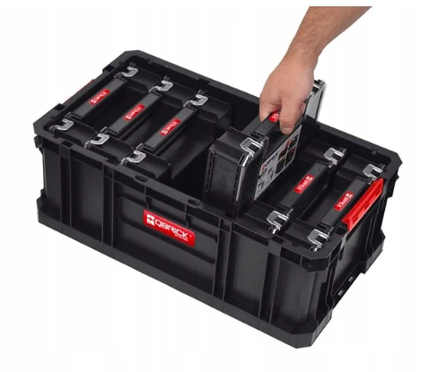 Q-Brick MULTI System TWO BOX 200 dėžė su 6 dėtuvėmis aprašymas - Prekės nuotrauka