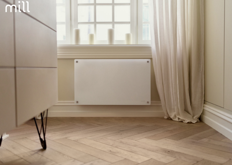 Šildytuvas Mill MB600DN, 600 W, iki 8-11 m², Baltas aprašymas - Prekės nuotrauka