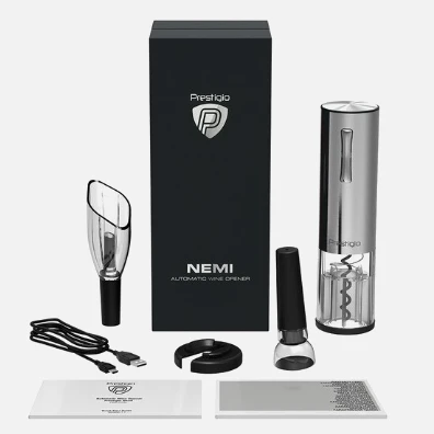 Prestigio Nemi vyno atidarytuvas aprašymas - Prekės nuotrauka