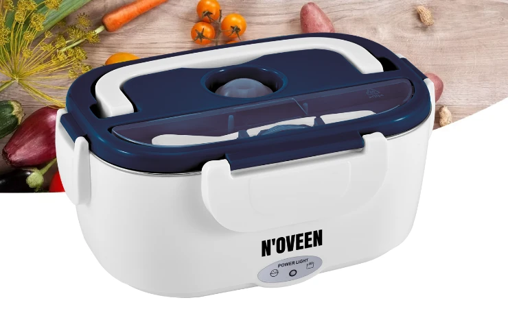 Elektrinė priešpiečių dėžutė (Lunch Box) N'oveen tamsiai mėlyna (LB430) aprašymas - Prekės nuotrauka