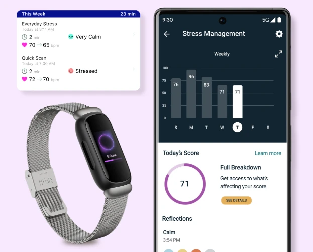 Išmanioji apyrankė Fitbit Inspire 3, Juodos spalvos aprašymas - Prekės nuotrauka