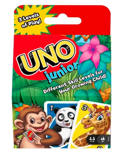 Mattel Uno kortos mažiesiems aprašymas - Prekės nuotrauka
