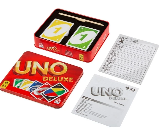 Mattel UNO kortos Deluxe aprašymas - Prekės nuotrauka