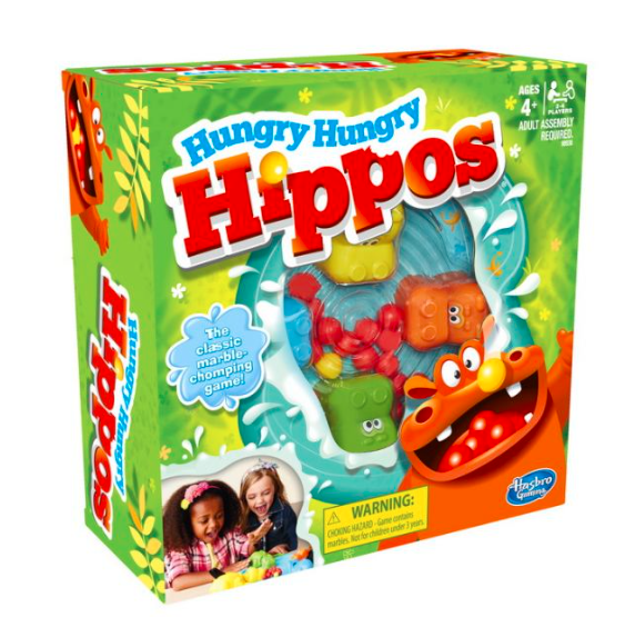 Hasbro Stalo žaidimas HUNGRY HUNGRY HIPPOS (Alkani begemotai) aprašymas - Prekės nuotrauka