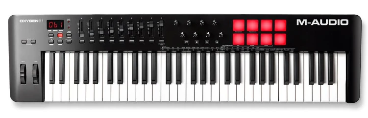 M-AUDIO Oxygen 61 (MKV) MIDI klaviatūra aprašymas - Prekės nuotrauka