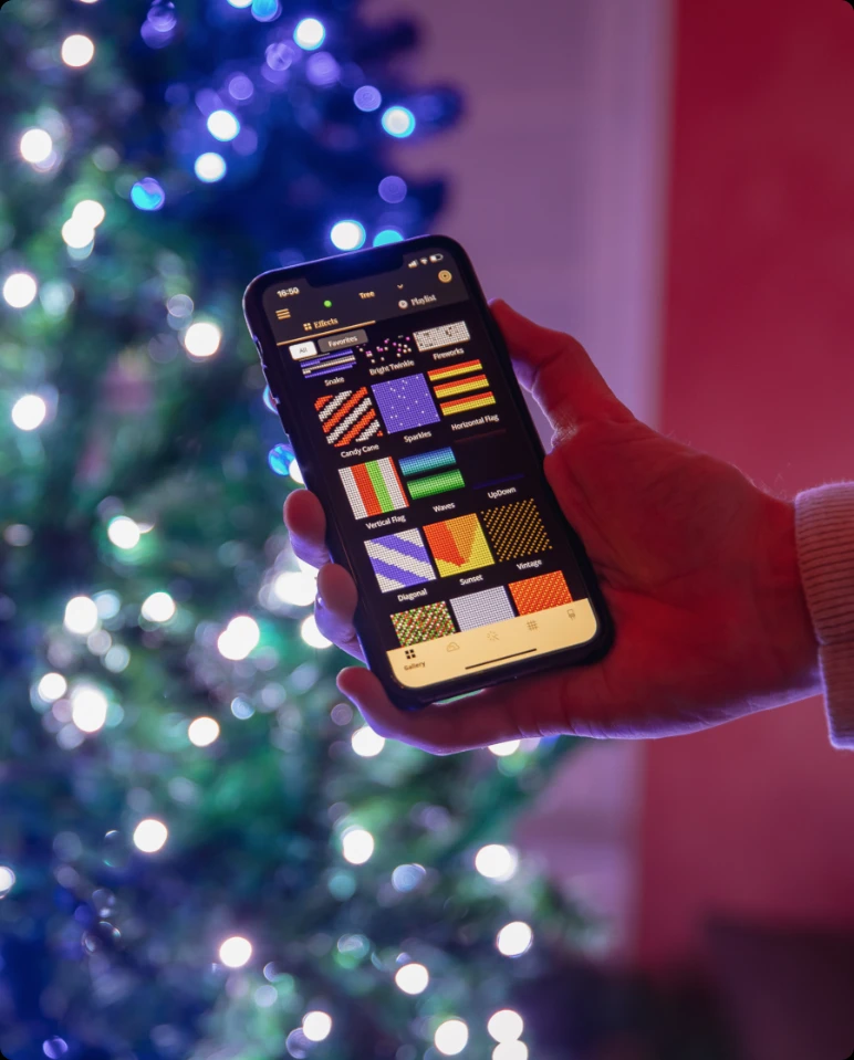 Kalėdinė išmanioji lempučių girlianda Twinkly Strings 250 LED RGB, daugiaspalvės aprašymas - Prekės nuotrauka