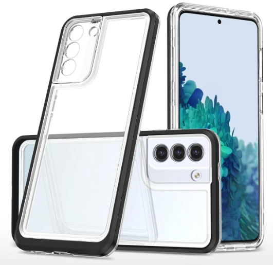 Hurtel Clear dėklas skirtas Samsung Galaxy S22 + (S22 Plus), juodas aprašymas - Prekės nuotrauka