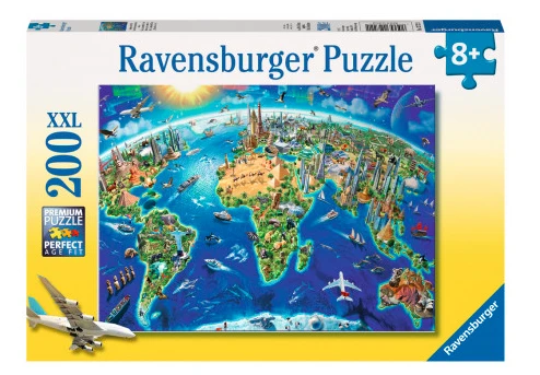 RAVENSBURGER dėlionė Big Wide World 200vnt, 12722 aprašymas - Prekės nuotrauka