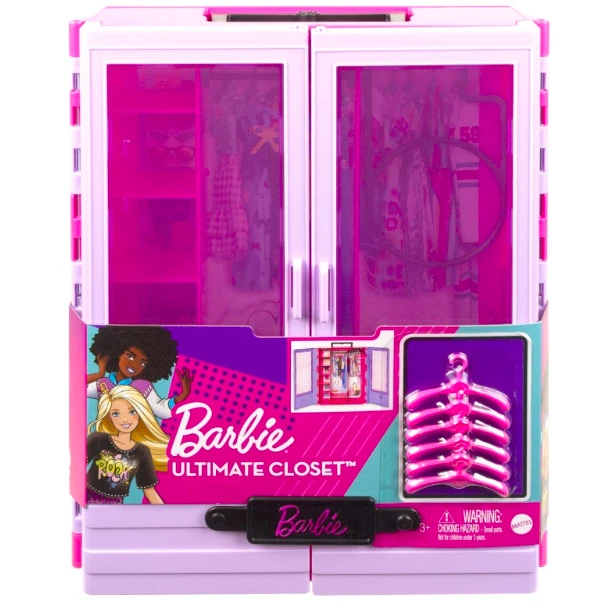 Mattel Barbės rūbų ir aksesuarų spinta aprašymas - Prekės nuotrauka