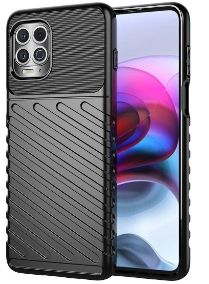 Hurtel Thunder dėklas skirtas Motorola Moto G100 / Edge S, juodas aprašymas - Prekės nuotrauka