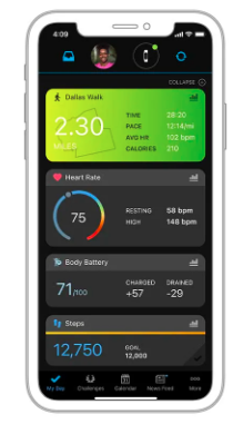 Išmanioji apyrankė Garmin vivosmart 5, S/M dydžio, Juodos spalvos aprašymas - Prekės nuotrauka
